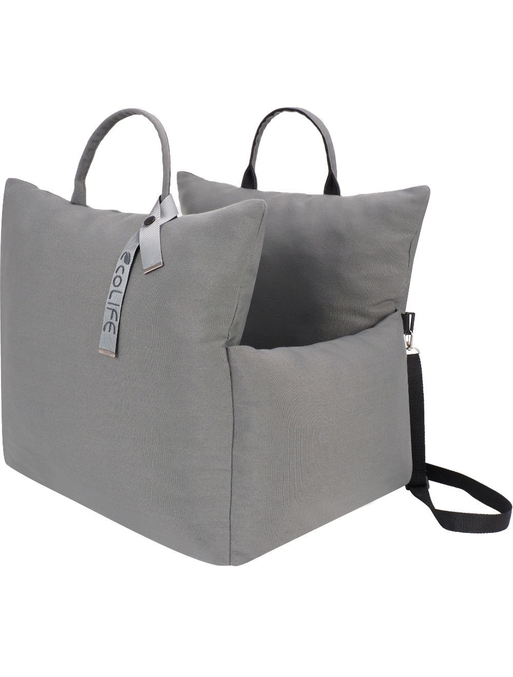 Peppy Buddies - All-in-one Dog Car Seat - Grey 50x42x42cm_0