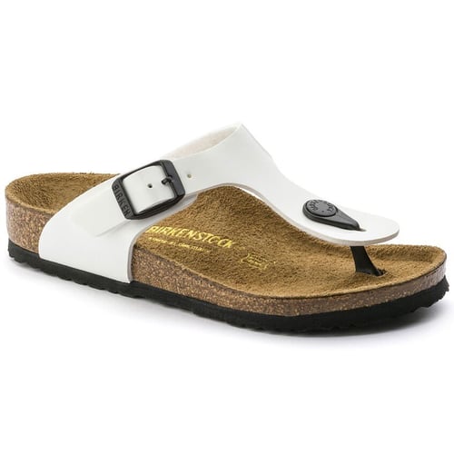 Birkenstock - GIZEH Børn Birko-Flor Smal - White - 30_0