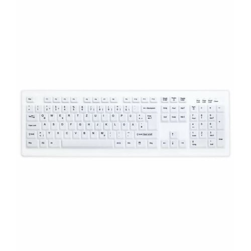 Washable Disinfectable Keyboard Active Key AK-C8100F USB Hvid_1