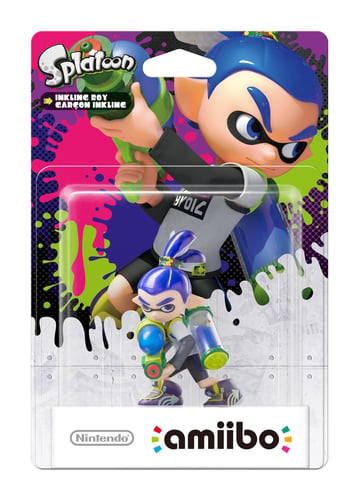 Nintendo Amiibo Figurine Inkling Boy (Splatoon Collection) 7+_0