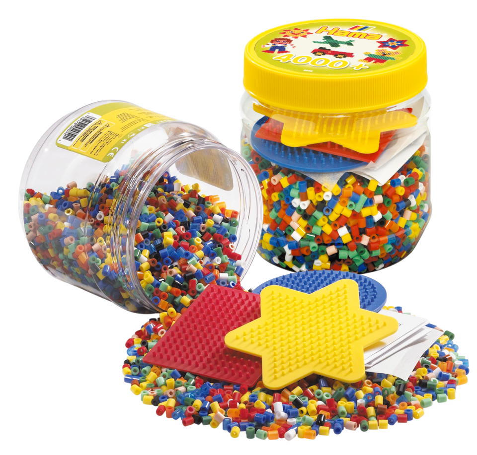 Hama - 4000 pcs. with 3 assorted pin plates (382052)_0