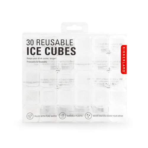 Clear Reusable Ice Cubes S/30 - picture