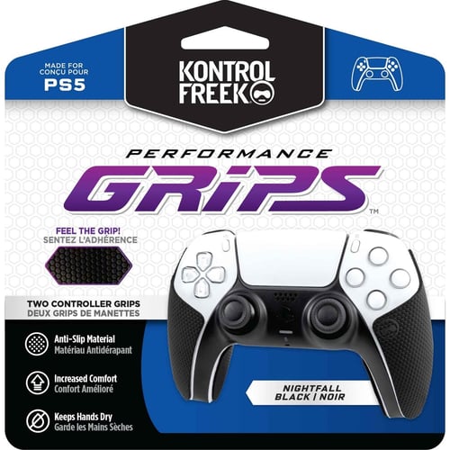 KontrolFreek - Performance Grips (Black) - PS5 - picture