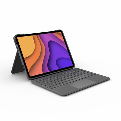 Logitech - Folio Touch til iPad Air (4 gen) - OXFORD GREY - Nordic_0