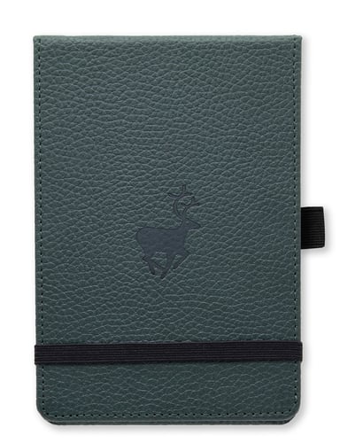 Dingbats* Wildlife A6+ Reporter Green Deer Notebook - Dotted_1