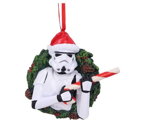 Stormtrooper Wreath Hanging Ornament - picture
