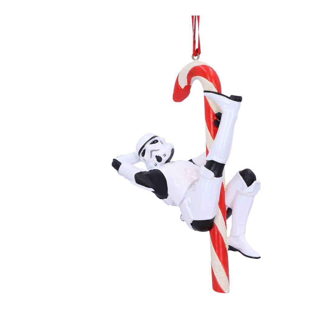 Stormtrooper Candy Cane Hanging Ornament 12cm_0