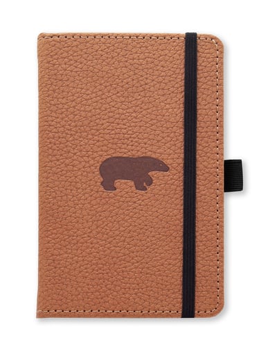 Dingbats* Wildlife A6 Pocket Brown Bear Notebook - Plain_1