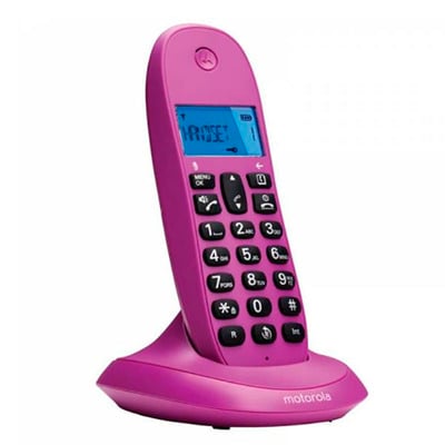 Trådløs telefon Motorola C1001, Violet_3