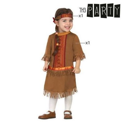 Kostume til babyer Indianer kvinde (2 Pcs), str. 12-24 måneder_0