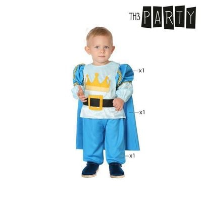 Kostume til babyer Blå prins, str. 6-12 måneder_0
