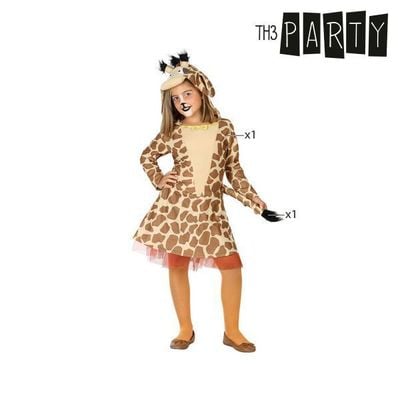 Kostume til børn Giraf, str. 5-6 år_0