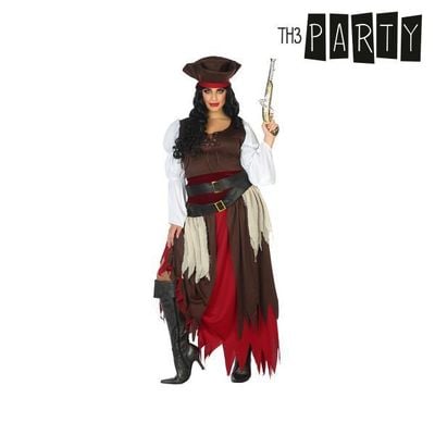 Kostume til voksne Pirat kvinde, str. XXL_1