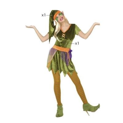 Kostume til voksne Trold Grøn (4 Pcs), str. M/L_0