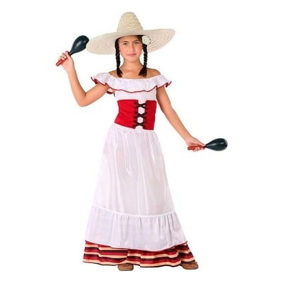 Kostume til børn 110855 Mexicansk dame, str. 5-6 år_0