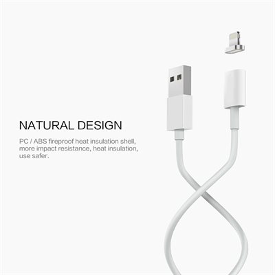 Magnetisk Mobilladdare Iphone & Android Laddare (Apple Lightning, USB-C og Micro USB Kabel)_0