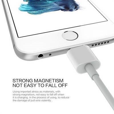 Magnestisk Ladekabel Til iPhone iPad & Android High Speed 2,4A Guld_1