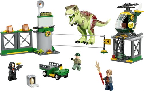 LEGO Jurassic world T. rex på dinosaurflugt   _3