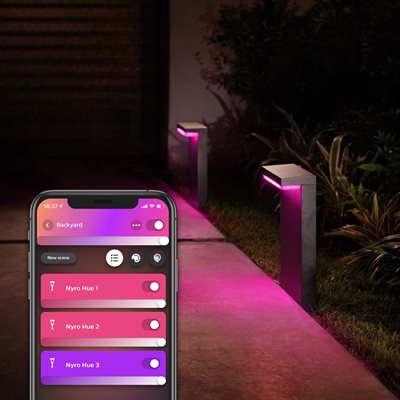 Philips Hue White and Color ambiance Nyro udendørs piedestal_2