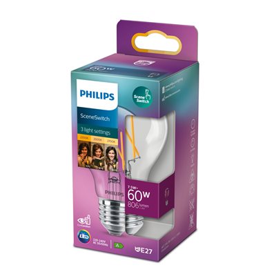 Philips LEDClassic SSW 60W A60 E27WWCLND - picture