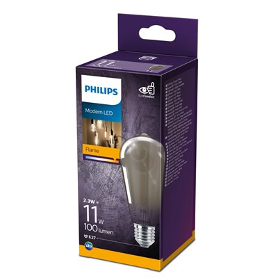 Philips LEDclassic 11W ST64 E27 smoky ND - picture