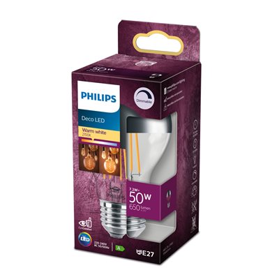 Philips LED classic CM 50W A60 E27 WW CL D_2