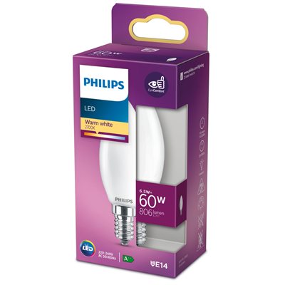 Philips LED classic 60W E14 WW B35 FR ND - picture