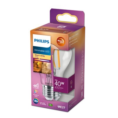 Philips LED classic 40W A60 E27 CL WGD90 - picture