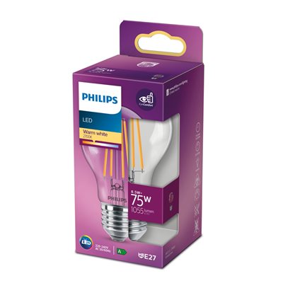 Philips LED classic 75W E27 WW A60 CL ND_2