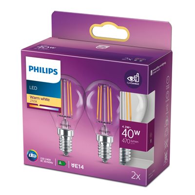 Philips LED classic 40W P45 E14 WW CL ND_0