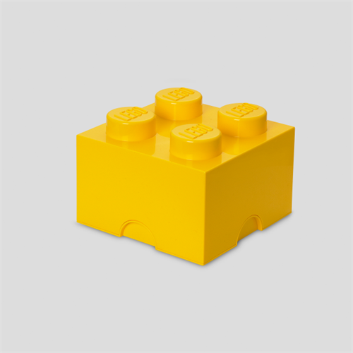 <div>LEGO Opbevaringsklods 4 - Gul</div>_4