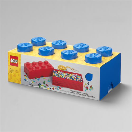 <div>LEGO Opbevaringsklods 8 - Blå</div>_3