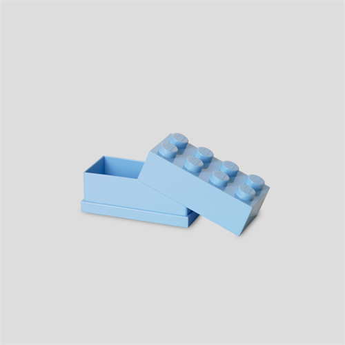 <div>LEGO Mini Madopbevaringsboks 8 - Lyseblå</div> - picture