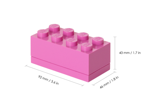 <div>LEGO Mini Madopbevaringsboks 8 - Lyserød</div>_2