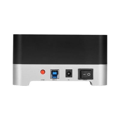 Ekstern Boks CoolBox COO-DUPLICAT2 2,5"-3,5" SATA USB 3.0 Sort Hvid_1