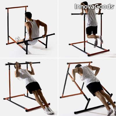 InnovaGoods Full Body Pull-Up Station with Exercise Guide_0