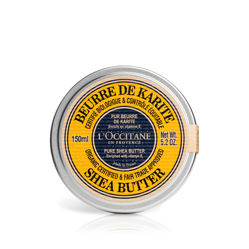 L' Occitane Shea Butter 150ml Organic Cerified & Fair Trade Approved / Enriched With Vitamine E - picture