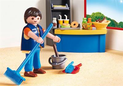 Playmobil Janitor With Kiosk 9457_0