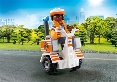 Playmobil 70052 City Life Hospital Emergecy Balance Racer with Flashing Light_1