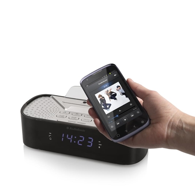 AudioSonic CL-1463 radio Klokke Digitalt Svart, Sølv_5