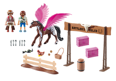 Playmobil:The Movie Marla Og Del Med Flyvende Hest 70074 - picture