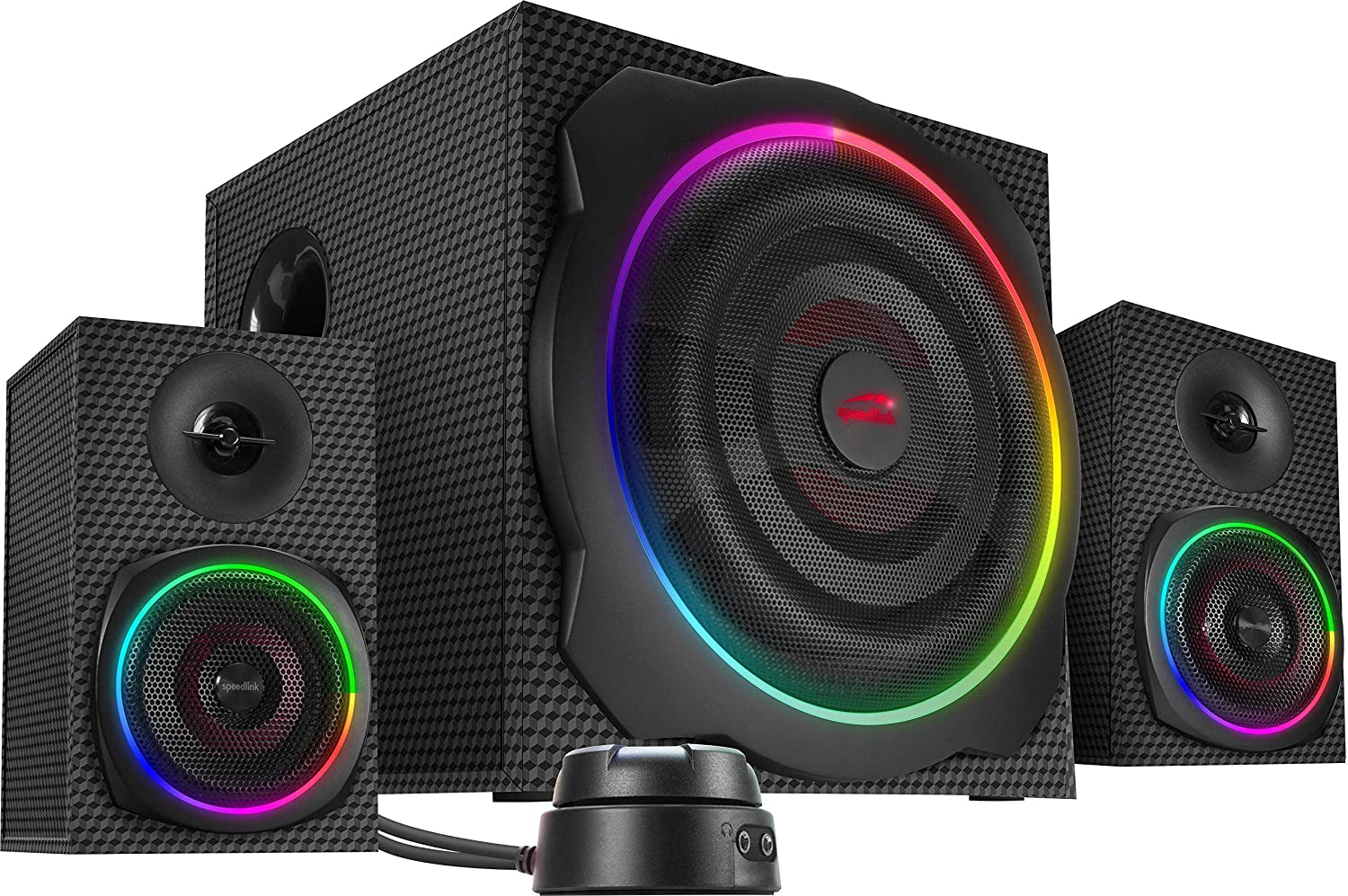 Speedlink - GRAVITY CARBON RGB 2.1 Speaker System_0