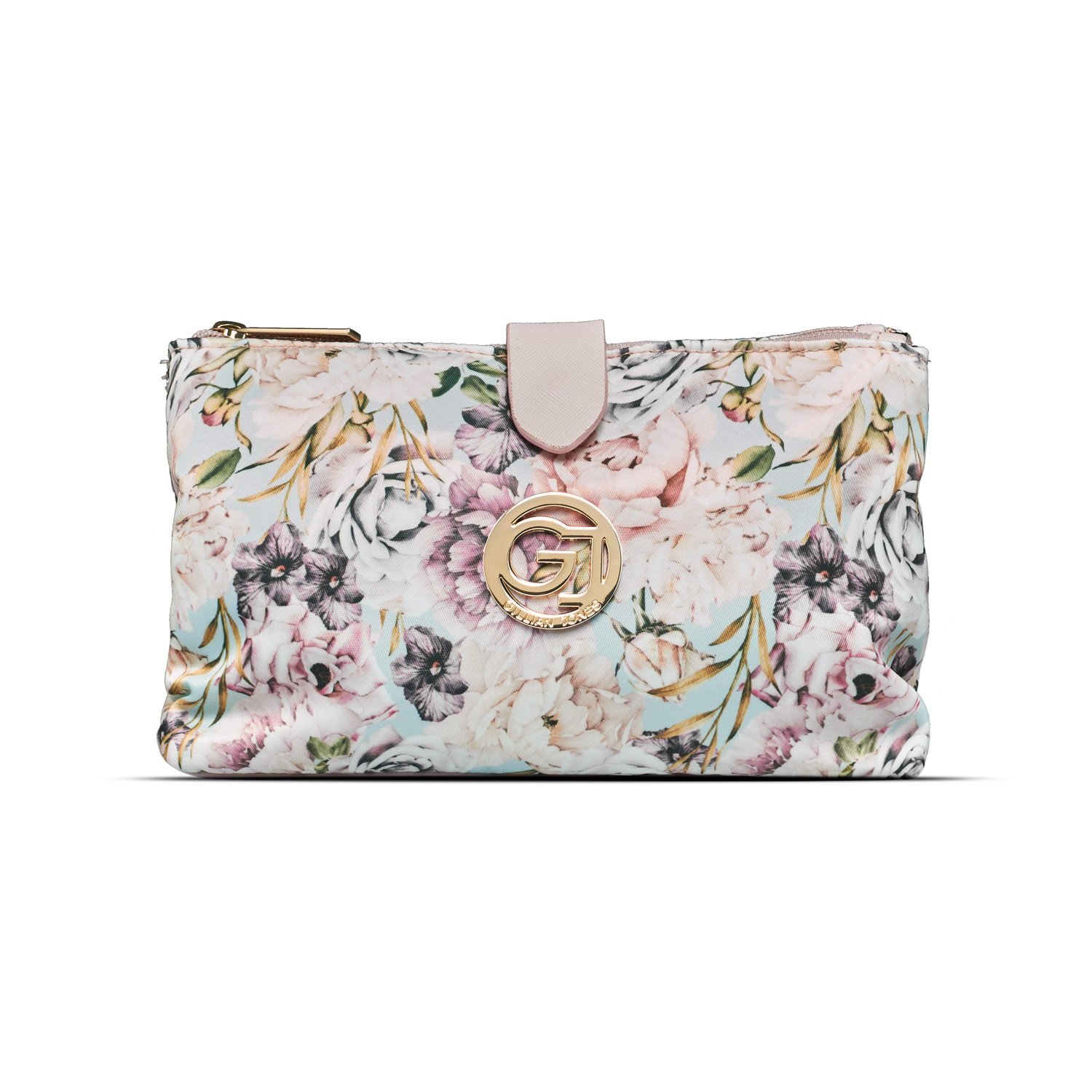 Gillian Jones - THE WEEKENDER Makeup purse - Rose flowerprint_0
