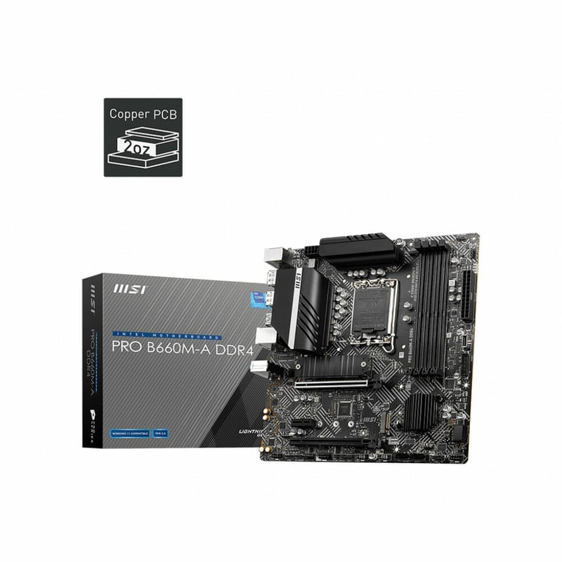 "Motherboard MSI PRO H610M-G DDR4"