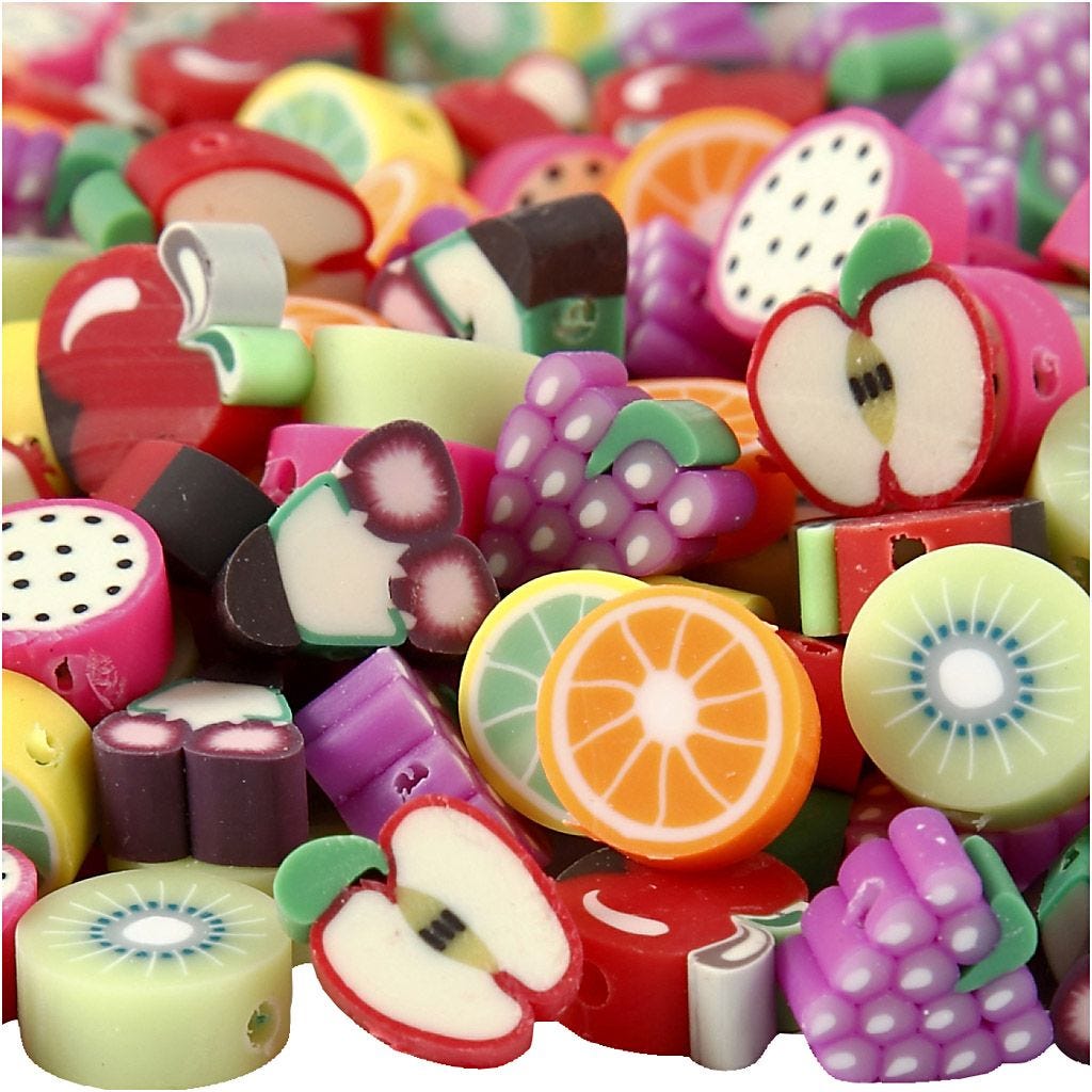 Figure beads - Fruit (69619)_0