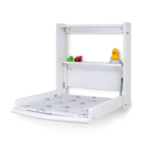 Babytrold - Changing table for wall incl. mattress White_0