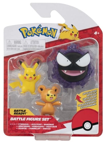 Pokémon - Battle Figur 3-Pakke - Teddiursa - picture