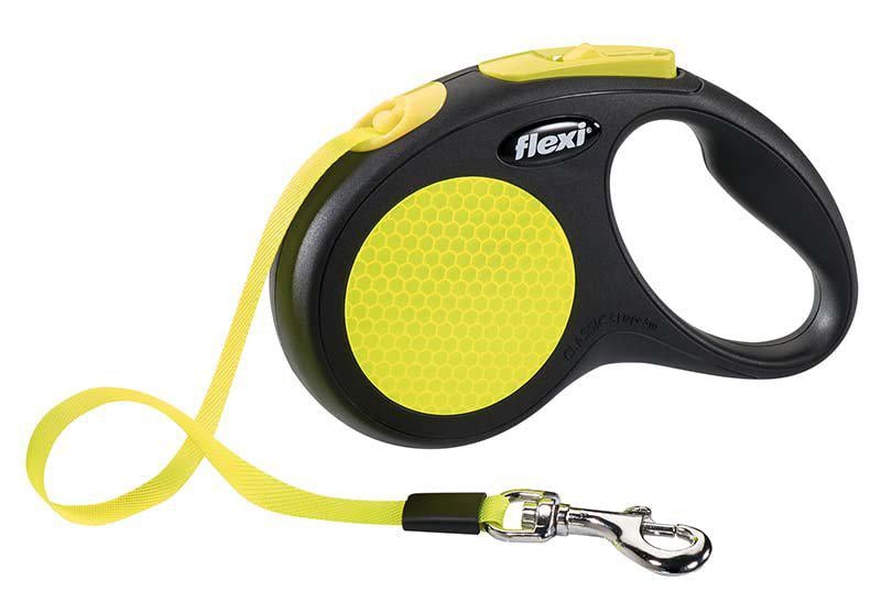 Flexi - New Neon - M - 5m Leash - Neon - Max 25Kg_0