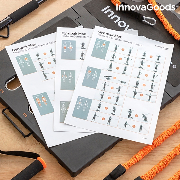 Integrated Portable Training System with Exercise Guide Gympak Max InnovaGoods_24