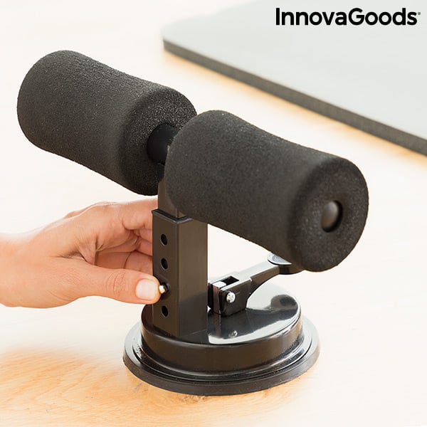 Sit-up Bar for Abdominals with Suction Pad and Exercise Guide CoreUp InnovaGoods_9